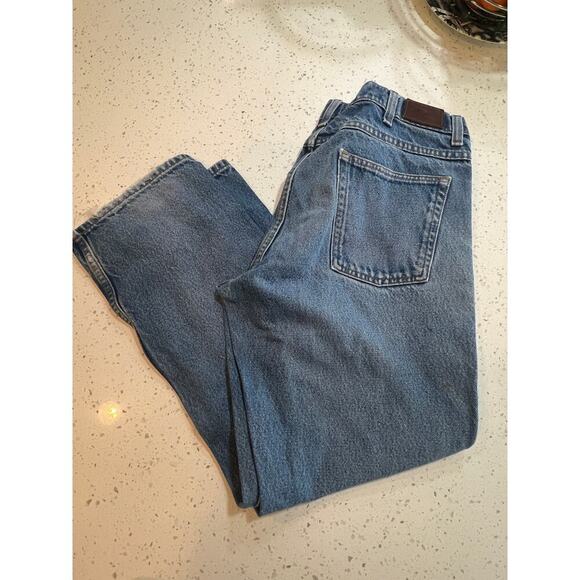 LL BEAN JEANS TATTOO SPALTERED MENS 35 X 29 - Picture 4 of 4